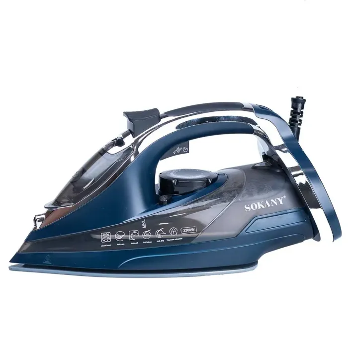 Праска парова з антипригарним покриттям 3200 Вт праска керамічна з системою самоочищення SOKANY (SK11029) - зображення 1