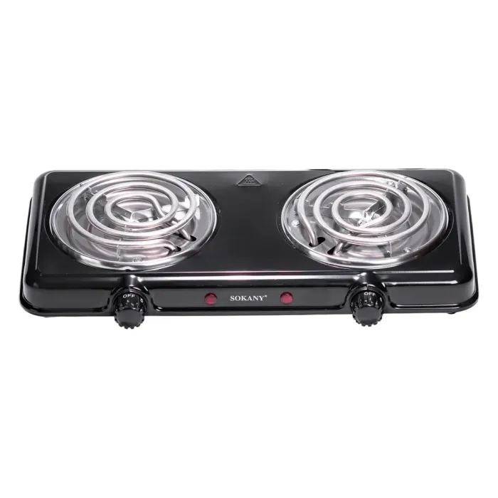 Електроплита двоконфоркова настільна плита 2000 Вт Sokany SK-5110 (SK-5110) - изображение 1