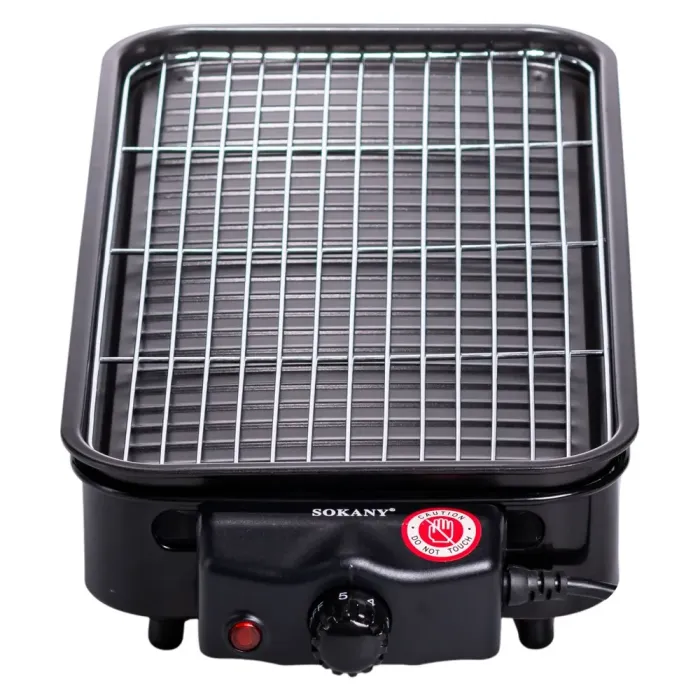 Електричний гриль  настільний чорний 1500 Вт Sokany SK-6112 (SK-6112B) - изображение 4