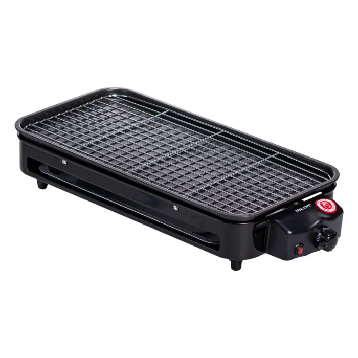 Електричний гриль  настільний чорний 1500 Вт Sokany SK-6112 (SK-6112B) - изображение 3