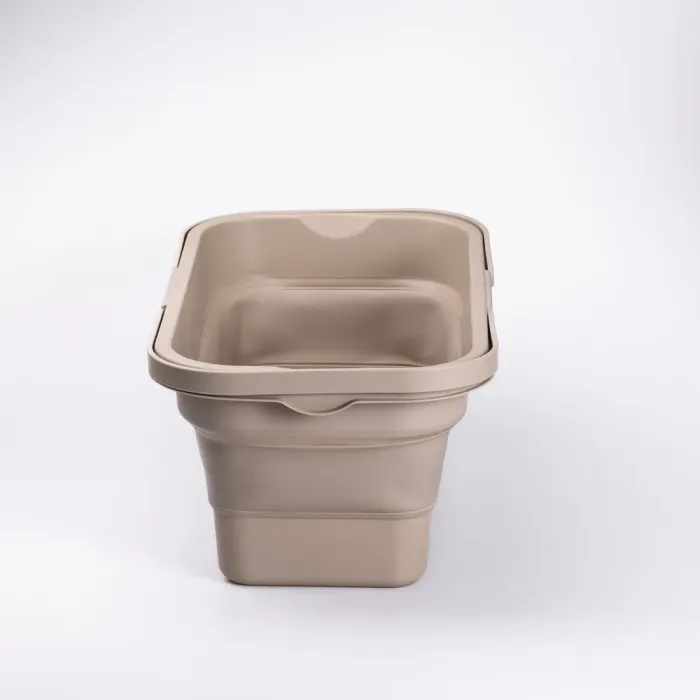 Складний кошик для пікніка з кришкою-столиком 44.8х26х14 см Бежевий (SJ-0120BE) - изображение 5