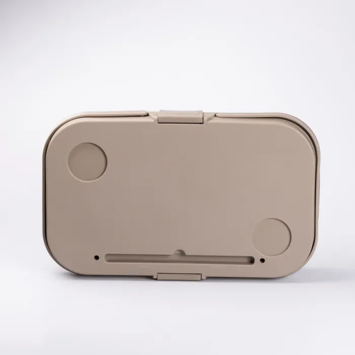 Складний кошик для пікніка з кришкою-столиком 44.8х26х14 см Бежевий (SJ-0120BE) - изображение 9