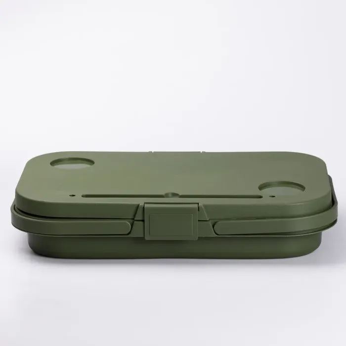 Складний кошик для пікніка з кришкою-столиком 44.8х26х14 см Зелений (SJ-0120GR) - изображение 10