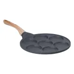 Сковорода с антипригарным покрытием 26 см для блинов, яиц и оладий, 7-секционная круглая серая (HP-39-582-C)