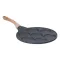Сковорода с антипригарным покрытием 26 см для блинов, яиц и оладий, 7-секционная круглая серая (HP-39-582-C)