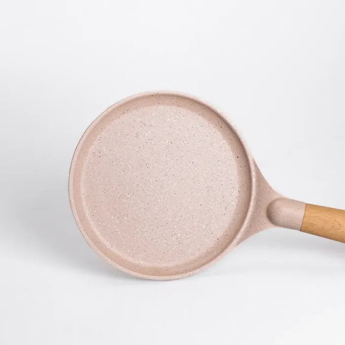 Сковорода для блинов MGC 20 см с мраморным антипригарным бежевым покрытием (HP-4-426CR) - изображение 2