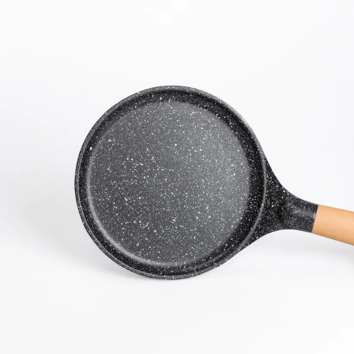 Сковорода для блинов MGC 20 см с мраморным антипригарным покрытием черная (HP-4-426B) - изображение 2