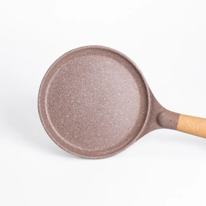 Сковорода для блинов MGC 20 см с мраморным антипригарным покрытием коричневая (HP-4-426CO) - изображение 2