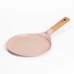 Сковорода для млинців MGC 24 см з мармуровим антипригарним покриттям рожева (HP-4-428CR)