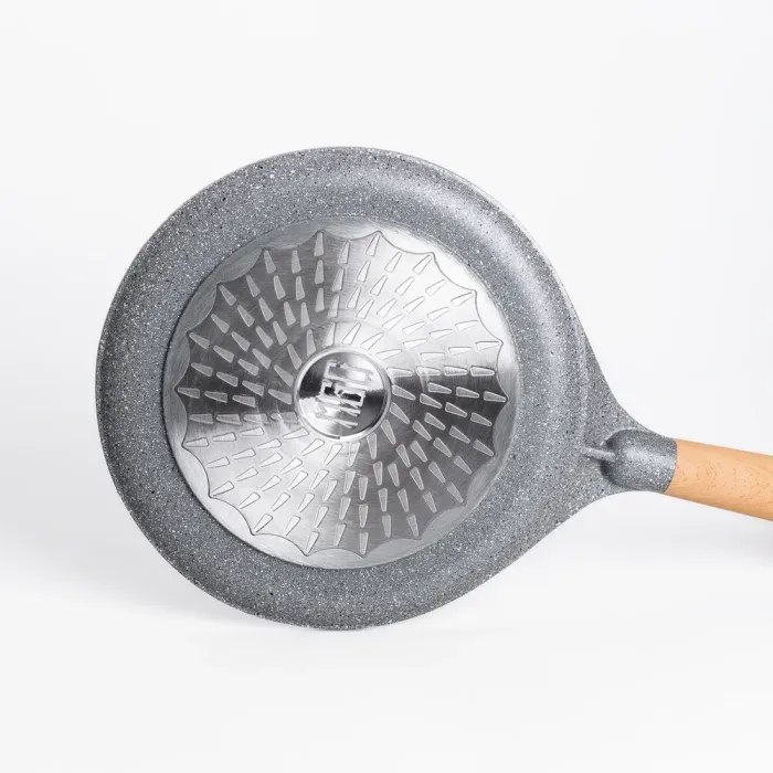Сковорода для млинців MGC 26 см з мармуровим антипригарним покриттям сіра (HP-4-429G) - зображення 3