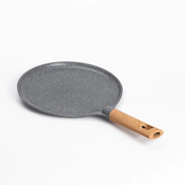 Сковорода для млинців MGC 26 см з мармуровим антипригарним покриттям сіра (HP-4-429G) - зображення 4