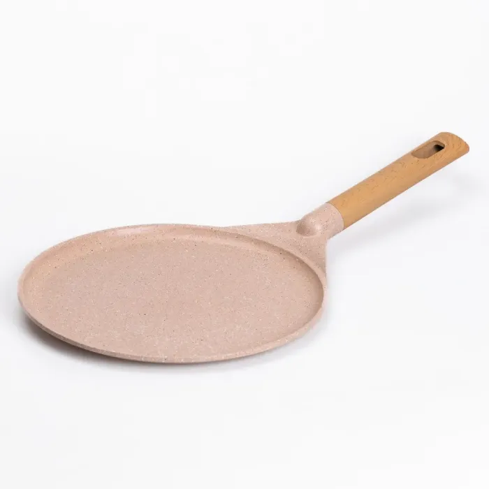 Сковорода MGC для млинців 28 см з мармуровим антипригарним покриттям бежева (HP-4-430CR) - зображення 1