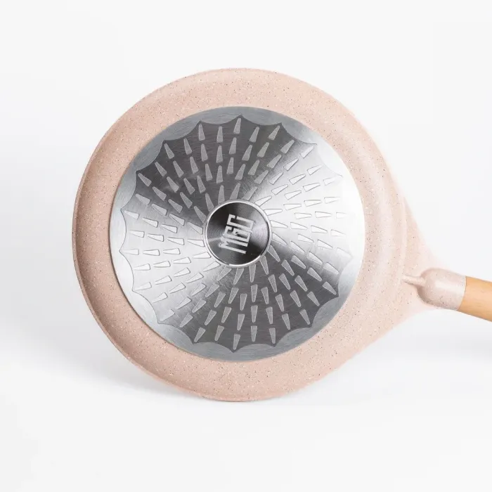 Сковорода MGC для млинців 28 см з мармуровим антипригарним покриттям бежева (HP-4-430CR) - зображення 3