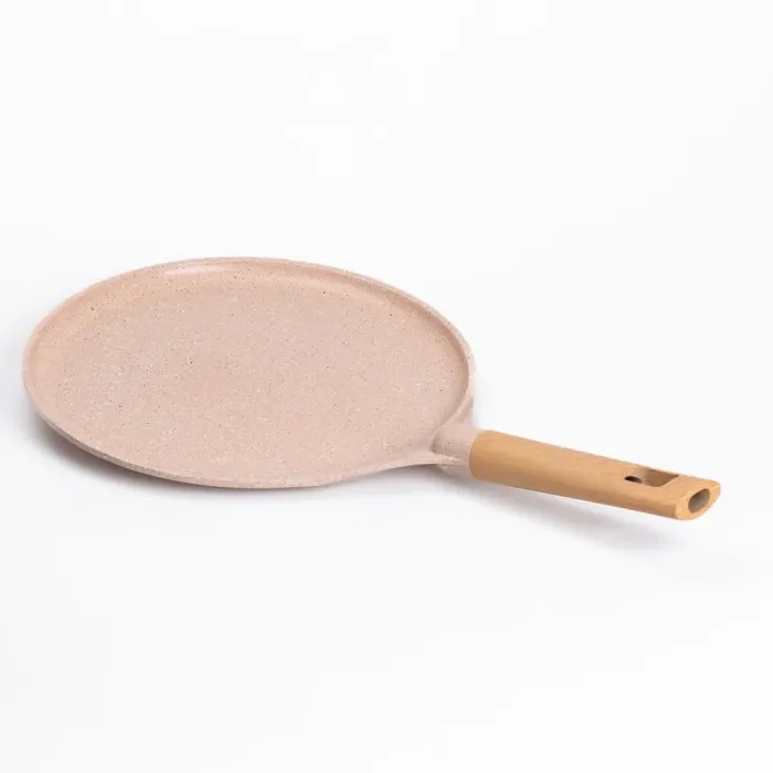 Сковорода MGC для млинців 28 см з мармуровим антипригарним покриттям бежева (HP-4-430CR) - зображення 4