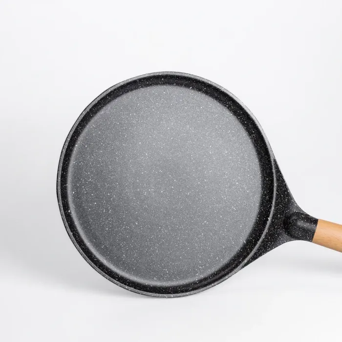 Сковорода MGC для млинців 28 см з мармуровим антипригарним покриттям чорна (HP-4-430B) - зображення 2