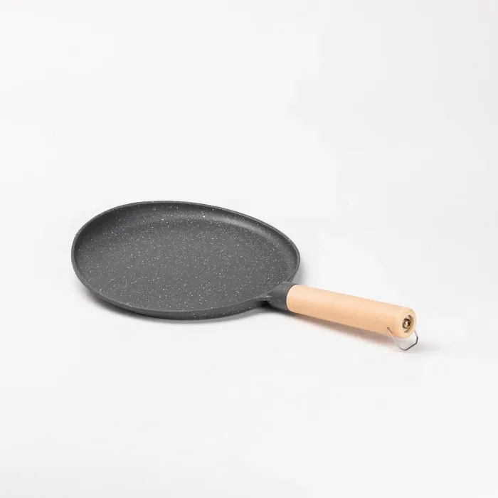 Сковорода для блинов 23.5 см круглая серая (HP39579C) - изображение 2