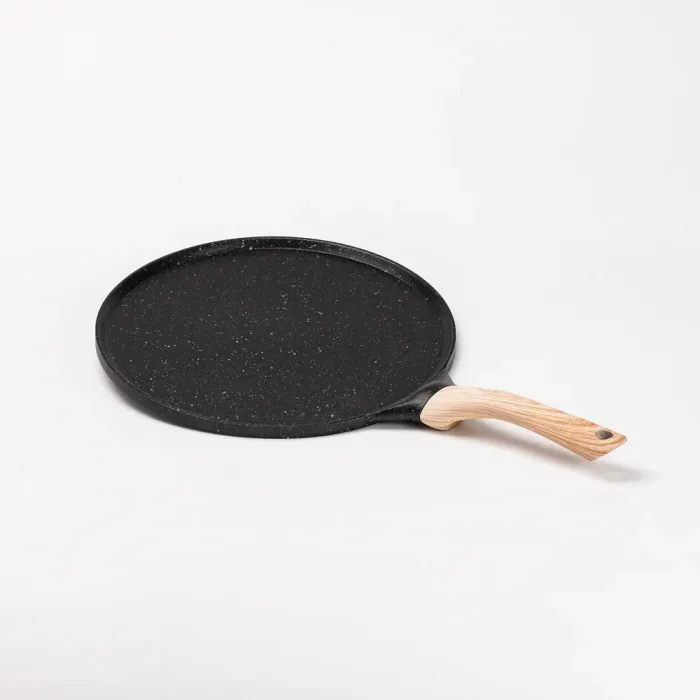 Сковорода для млинців кругла 26,5 см з антипригарним покриттям чорна (HP39580B) - зображення 3