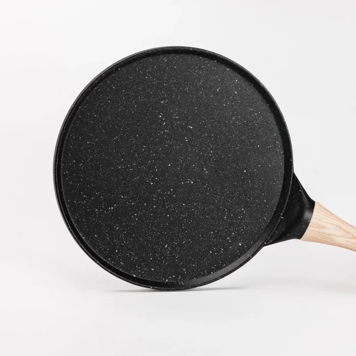 Сковорода для млинців кругла 26,5 см з антипригарним покриттям чорна (HP39580B) - зображення 5