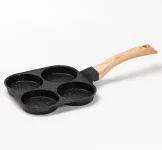 Сковорода для яєць порційна на 4 секції антипригарна пательня чорна (HP39570B)