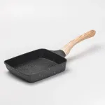 Сковорода прямокутна глибока 800 (мл) з антипригарним покриттям для всіх плит сіра (HP39573C)