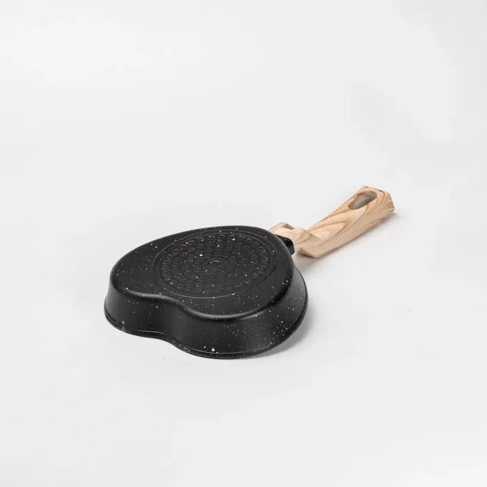 Сковорода у вигляді серця з антипригарним покриттям 400 мл чорна (HP39574B) - зображення 5