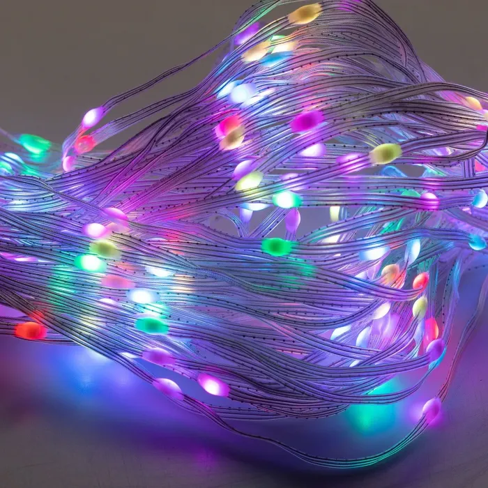 Смарт гирлянда Штора 3х3 метра мультиколор управления телефоном и пульт USB (W006SH) - изображение 6