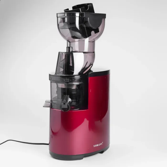 Соковыжималка шнековая для томатов 300 Вт 2 скорости Красный Sokany (JE-25) - изображение 3
