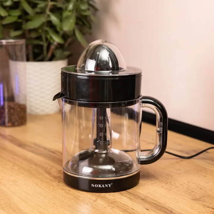 Соковыжималка для цитрусовых электрическая 30 Вт 1.2 л пресс для апельсинов Sokany (SK-CZ-626) - изображение 9