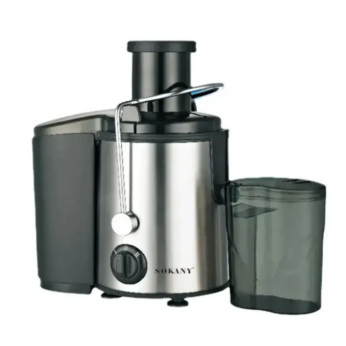 Соковыжималка электрическая шнековая 400 Вт Черная Sokany (SK-4000) - изображение 1