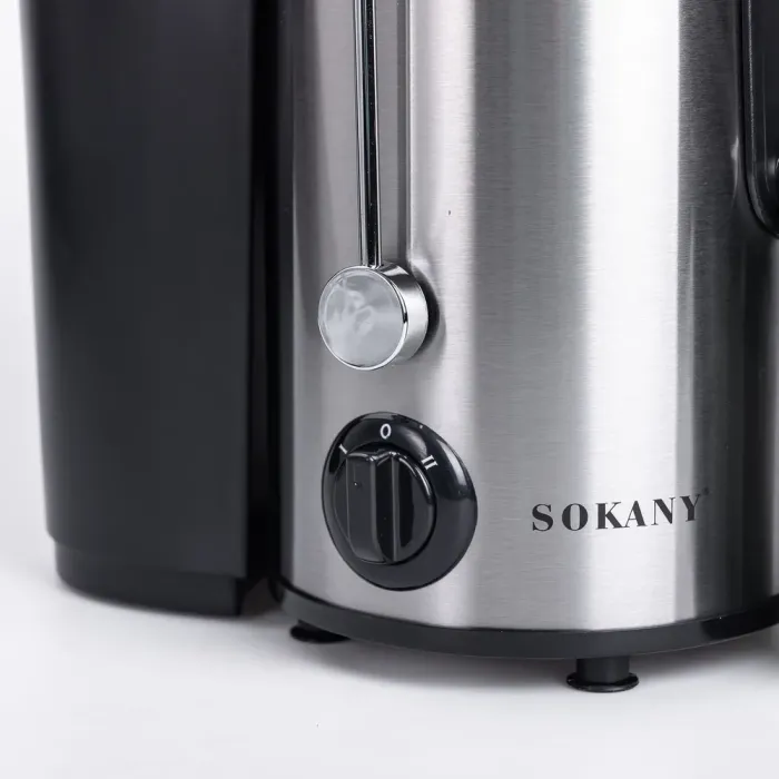 Соковыжималка электрическая шнековая 400 Вт Черная Sokany (SK-4000) - изображение 5