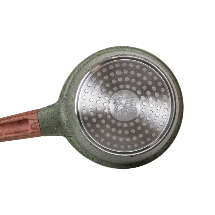 Сотейник MGC з кришкою 16 см та антипригарним покриттям 1.65 л зелений (HP-4-444GR) - зображення 2