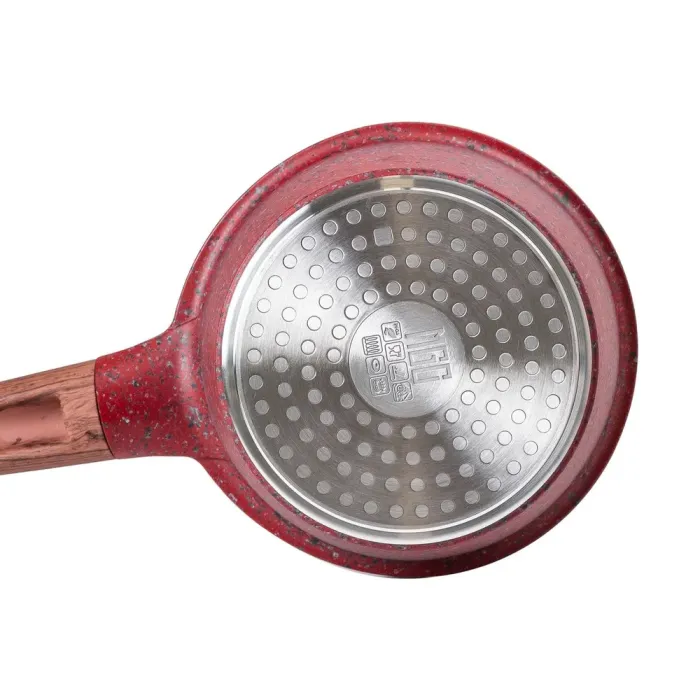 Сотейник MGC з кришкою 16 см та антипригарним покриттям 1.65 л червоний (HP-4-444R) - зображення 2