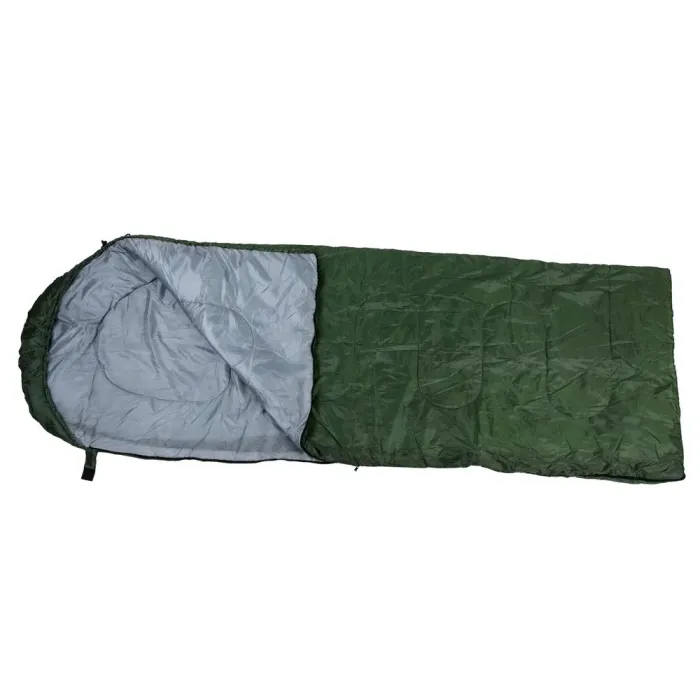 Спальний мішок ковдру з капюшоном туристичний похідний для риболовлі спальник літній легкий водонепроникний (LU008) - зображення 2