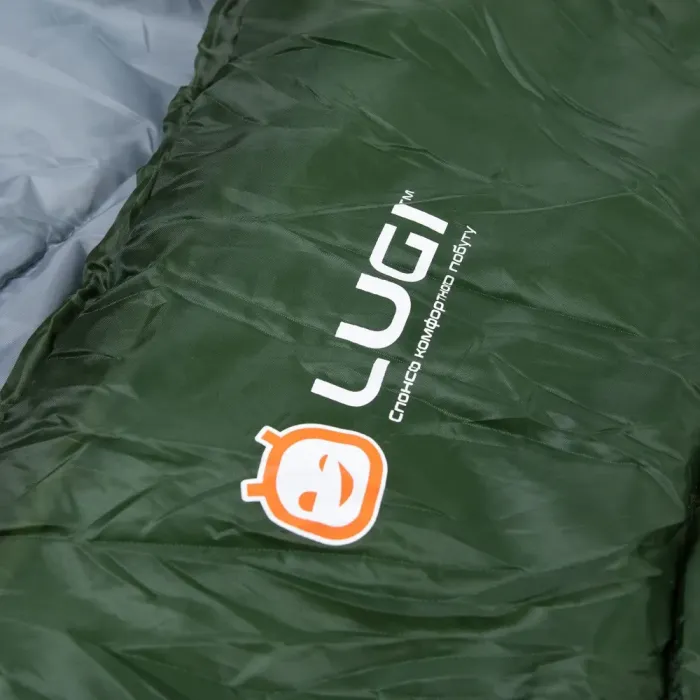 Спальний мішок ковдру з капюшоном туристичний похідний для риболовлі спальник літній легкий водонепроникний (LU008) - зображення 7