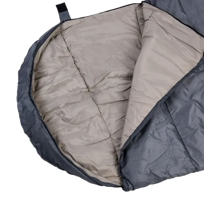 Спальний мішок одномісний ковдру з капюшоном похідний легкий для кемпінгу літній спальник (LU009) - зображення 3