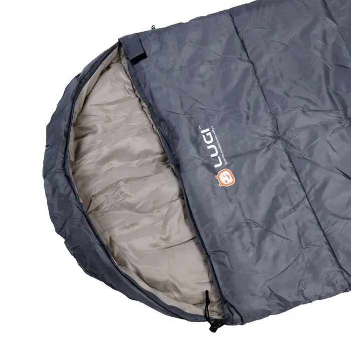 Спальний мішок одномісний ковдру з капюшоном похідний легкий для кемпінгу літній спальник (LU009) - зображення 4