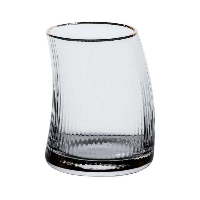 Набор из шести изогнутых стаканов 400 мл с изогнутыми стенками и вертикальным рифлением (HP-16-20) - изображение 3