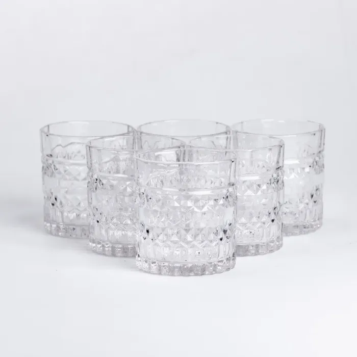 Стаканы 220 мл набор 6 шт для напитков, лимонада, коктейлей (HP-YH-34) - изображение 1