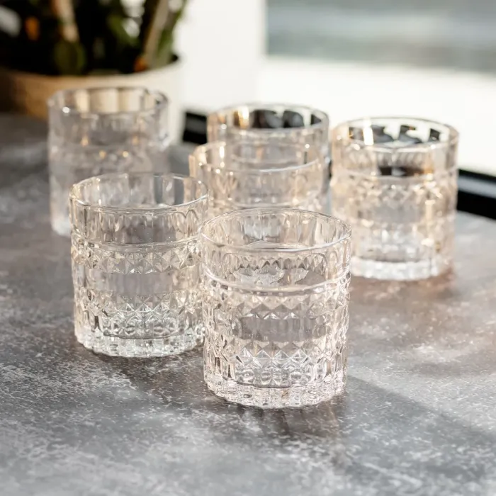 Стаканы 220 мл набор 6 шт для напитков, лимонада, коктейлей (HP-YH-34) - изображение 4