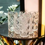 Склянки високі набір 6 штук по 400 (мл) для лимонадів води соку коктейлів (HP1607)