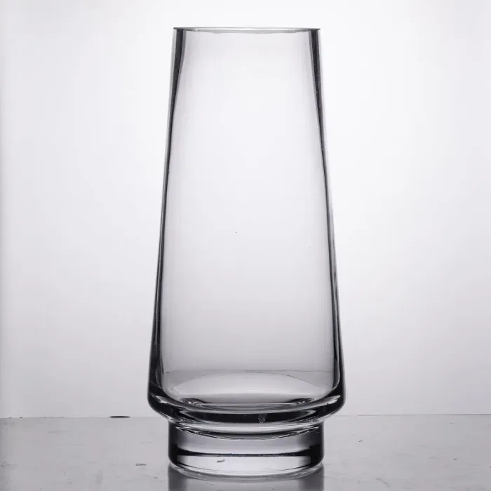 Скляна декоративна ваза для квітів 30 см прозора ваза для інтер'єру 2.6 л (HP-10-19) - изображение 1