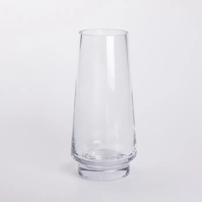 Скляна декоративна ваза для квітів 30 см прозора ваза для інтер'єру 2.6 л (HP-10-19) - изображение 2