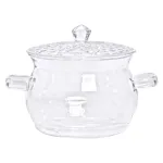 Скляна каструля прозора з кришкою 2 (л) жаростійка HP-33-1 (HP-33-1)