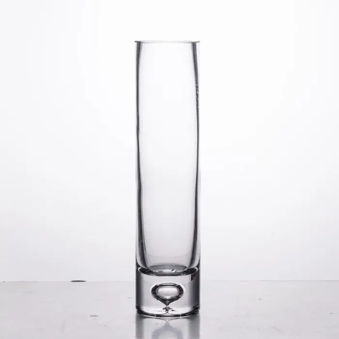 Скляна ваза для квітів 24.5 см прозора настільна 450 мл (HP-10-9) - изображение 2