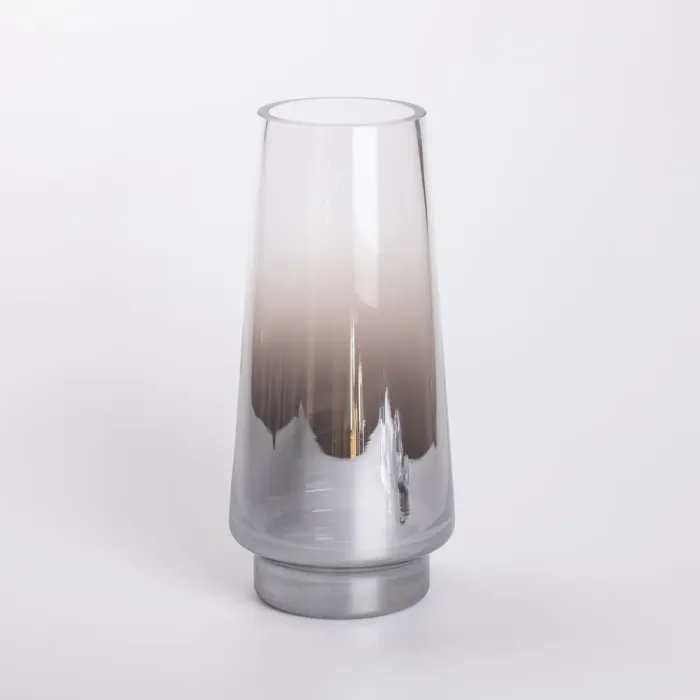 Скляна ваза для квітів 2.6 л декоративна прозора ваза для букета 30 см декоративна прозора ваза для букета 30 см (HP-10-1) - зображення 1