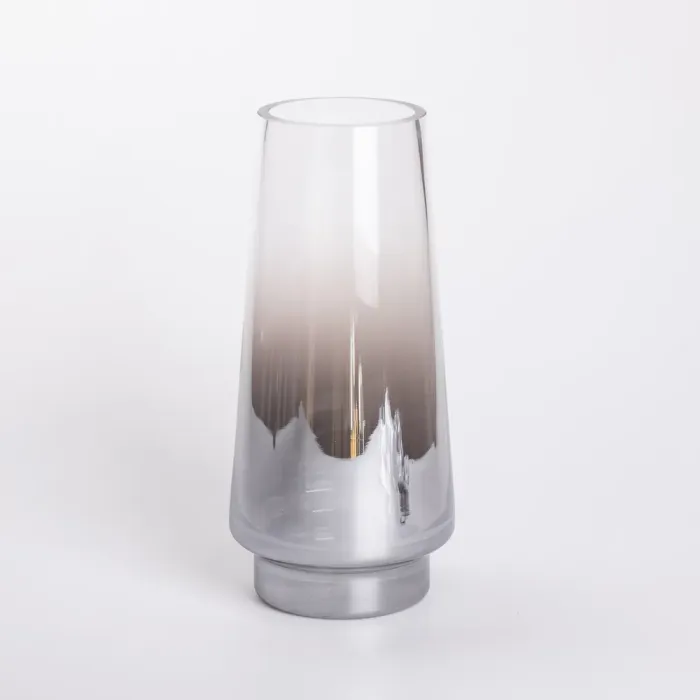 Скляна ваза для квітів 2.6 л декоративна прозора ваза для букета 30 см декоративна прозора ваза для букета 30 см (HP-10-1) - зображення 2