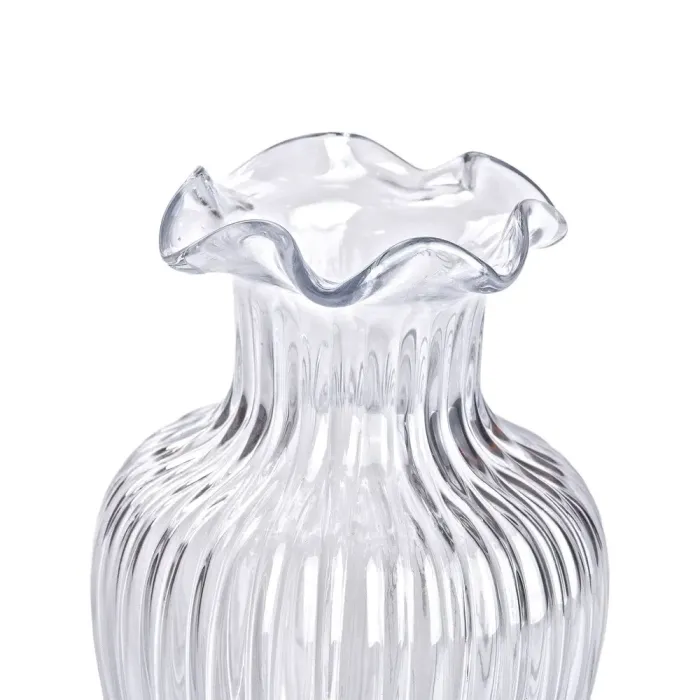 Скляна ваза, декоративна, 21,5 см (HP-1700) - зображення 2