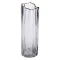 Скляна ваза для квітів, декоративна сіра, 29 см. (HP-1713)