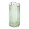 Декоративна ваза із зеленого скла із золотим обідком 24,5 см. (HP-1715)
