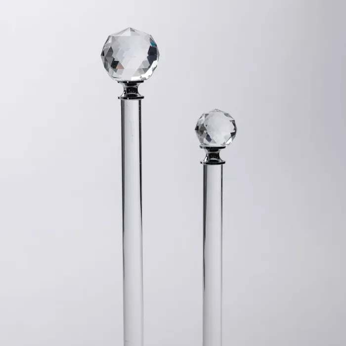 Скляний тримач для паперових рушників на кухню 15×31 см підставка під паперові рушники прозора (HP-4-73) - изображение 4